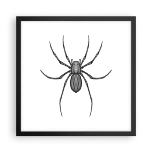 Plagát v čiernom ráme - Znepokojivá presnosť - 40x40 cm