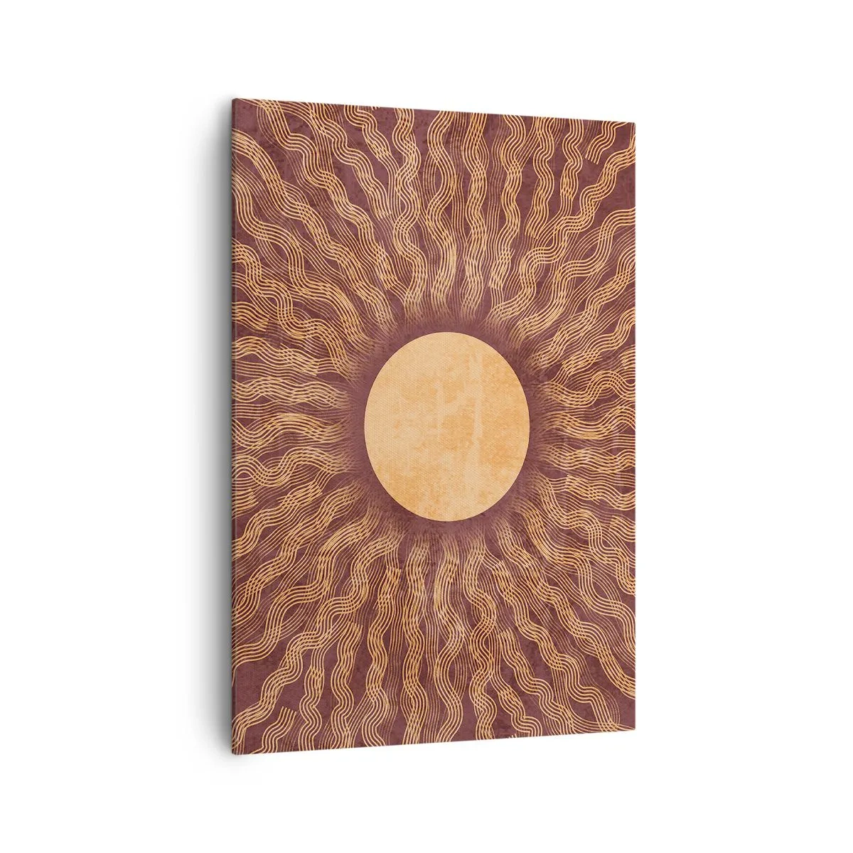 Obraz na plátne - Ikona slnka - 70x100 cm