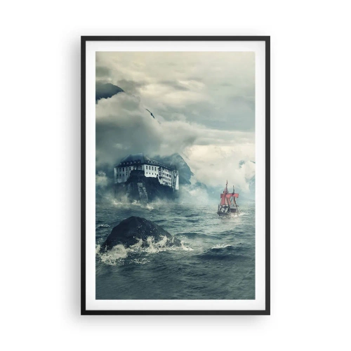 Plagát v čiernom ráme - V kúzelných vodách - 61x91 cm