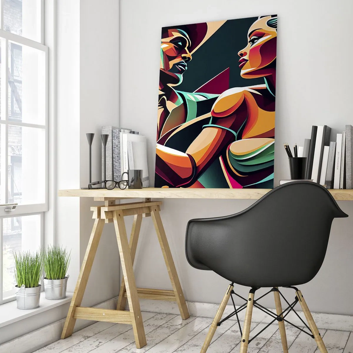 Obraz na skle - V rytme srdca - 50x70 cm