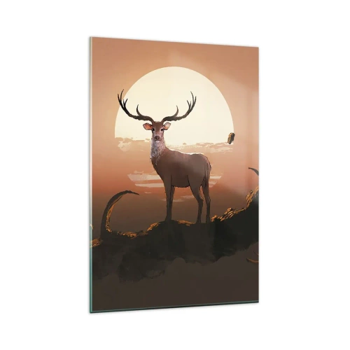 Obraz na skle - Táto noc sa nepodobá iným - 80x120 cm