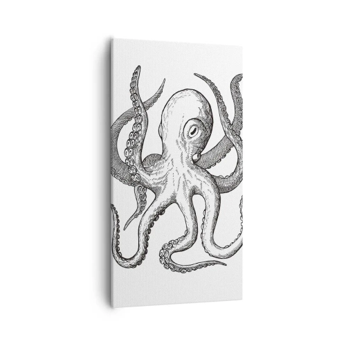 Obraz na plátne - Tancujúca s vlnami - 55x100 cm