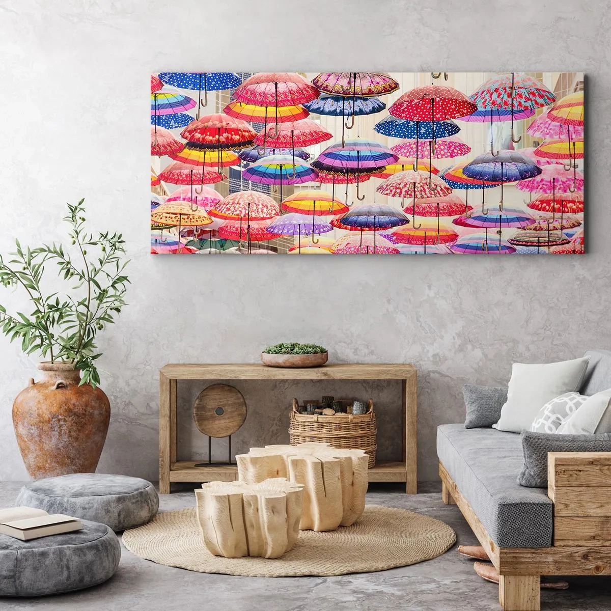 Obraz na plátne - Mestská lúka - 100x40 cm