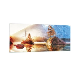 Obraz na skle - Príroda v novom svetle - 100x40 cm