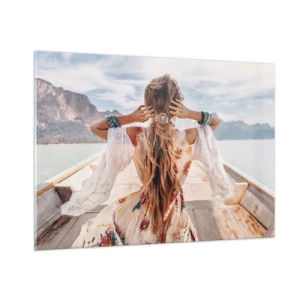 Obraz na skle - Na ceste ku šťastiu - 100x70 cm