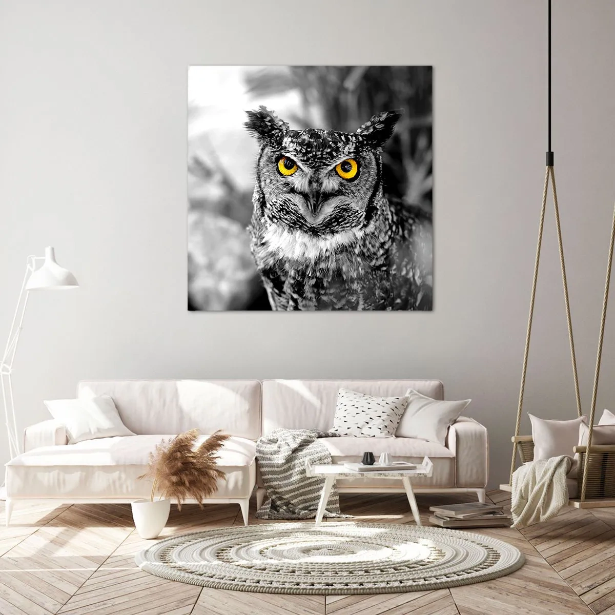 Obraz na plátne - Nič sa neschová - 70x70 cm