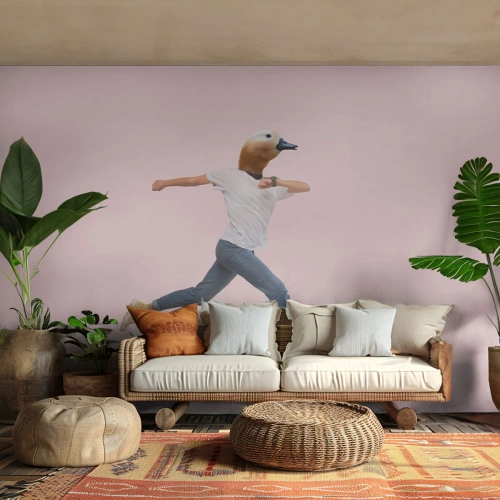 Fototapeta Standard Eco - Štipka absurdity - Abstrakcia, Muž, Minimalizmus - 450x315 cm