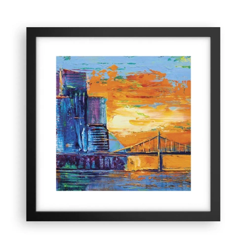 Plagát v čiernom ráme - Kultúra a príroda - 30x30 cm
