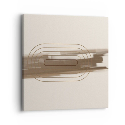 Obraz na plátne - Závan šedej - 40x40 cm