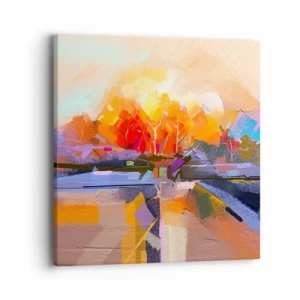 Obraz na plátne - A bola jeseň - 40x40 cm