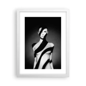 Plagát v bielom ráme - V septembri aj v tieni - 30x40 cm