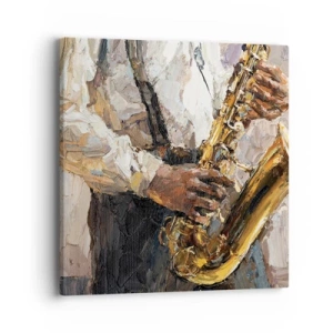 Obraz na plátne - Čas na sólovú hru - 40x40 cm