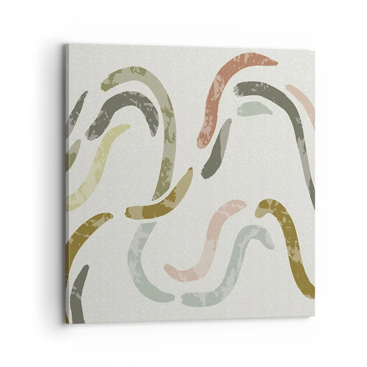 Obraz na plátne - Radostný tanec abstrakcie - 70x70 cm