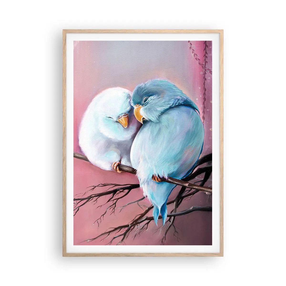 Plagát v ráme zo svetlého duba - Čo k tomu dodať? - 70x100 cm