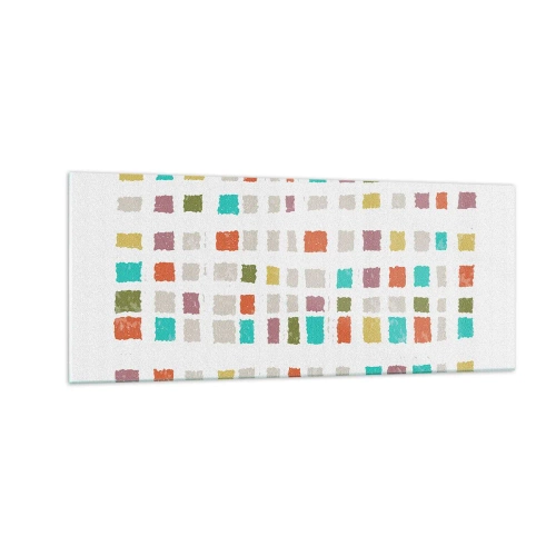 Obraz na skle - Neznáma hra - 100x40 cm