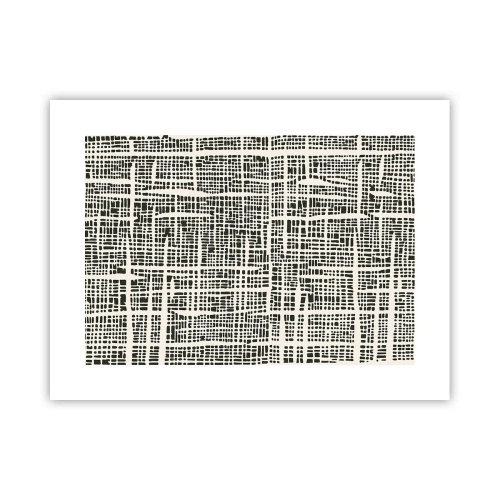 Plagát - Tkaná kompozícia - 40x30 cm
