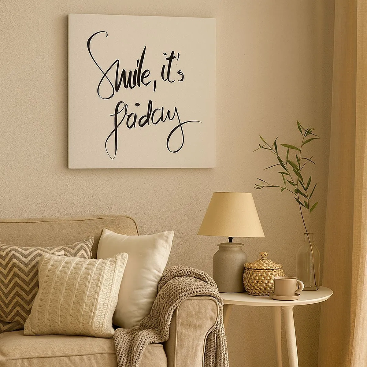 Obraz na plátne - Naozajstná radosť - 30x30 cm