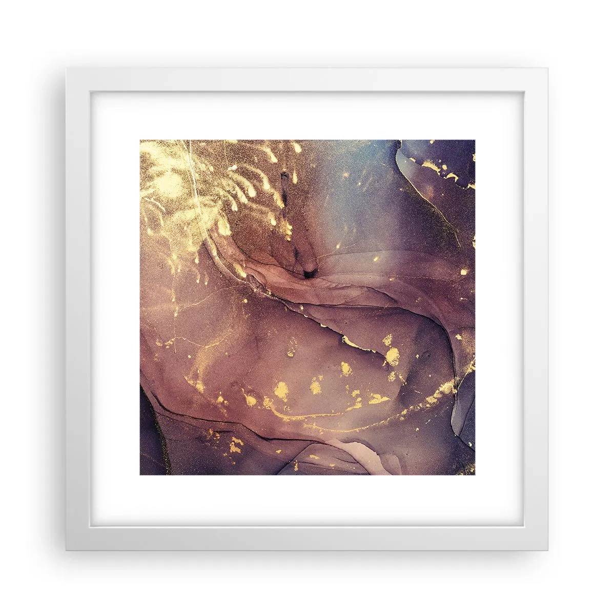 Plagát v bielom ráme - Hmota a duch - 30x30 cm