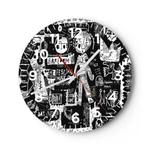 Nástenné hodiny - Práva a radosti duševnej mladosti - 30x30 cm