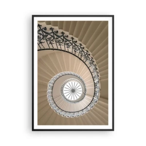 Plagát v čiernom ráme - Vnútri mušle - 70x100 cm