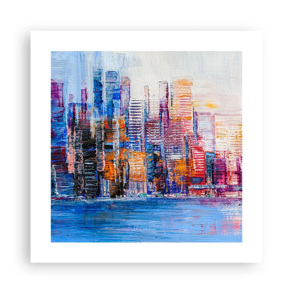 Plagát - Radostná metropola - 40x40 cm