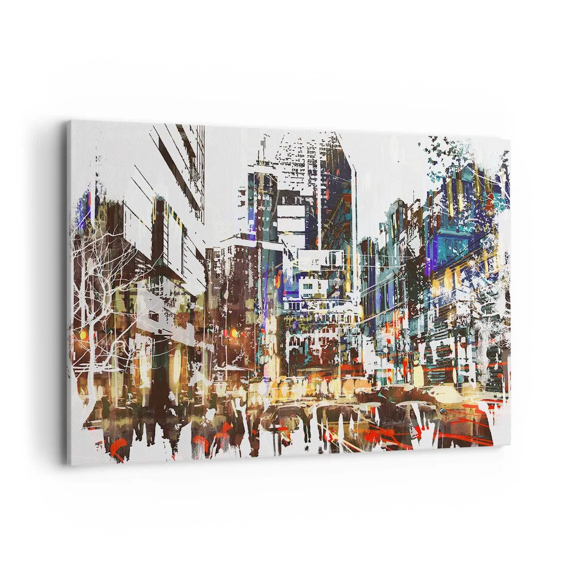 Obraz na plátne - Trblietavé mesto - 120x80 cm