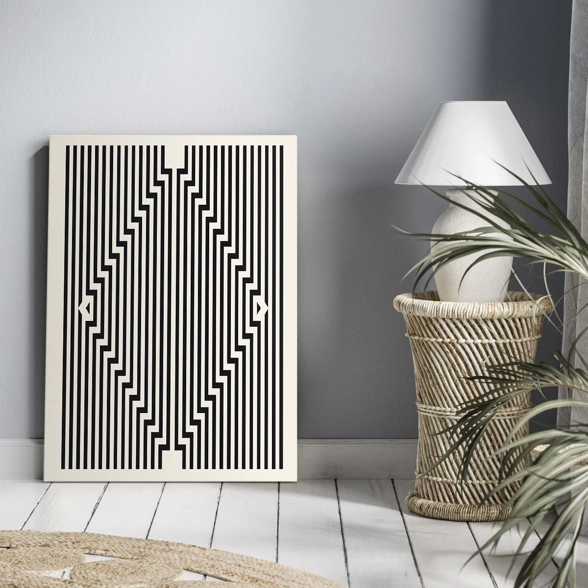 Obraz na plátne - Geometrická ilúzia - 50x70 cm