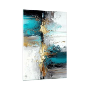Obraz na skle - Všetko plynie - 70x100 cm