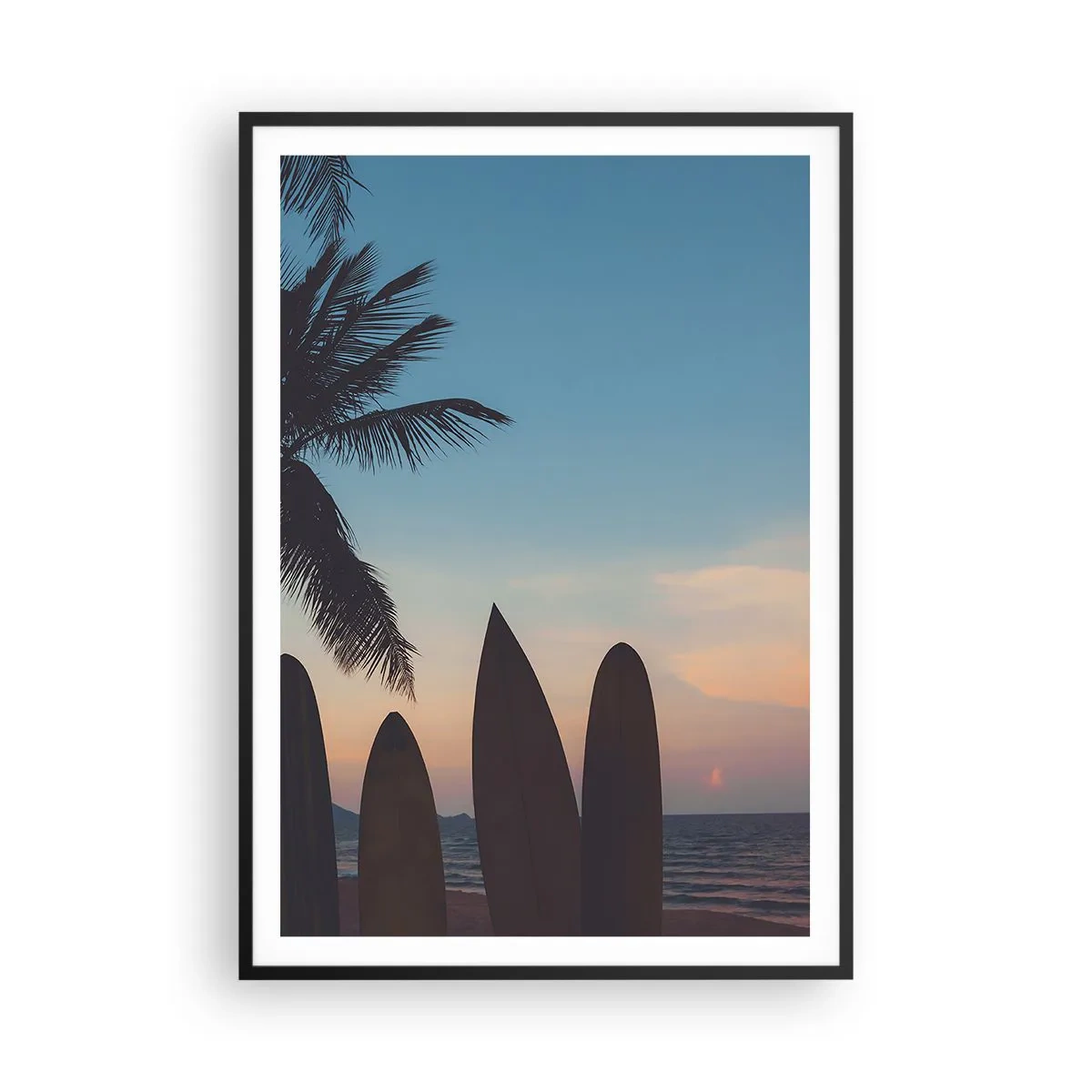 Plagát v čiernom ráme - Zajtra bude tiež zábava - 70x100 cm