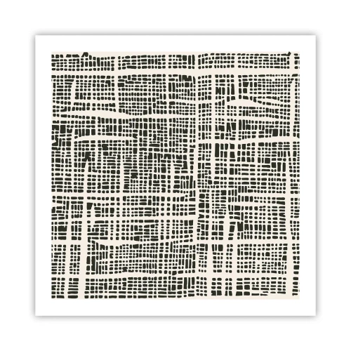 Plagát - Tkaná kompozícia - 60x60 cm