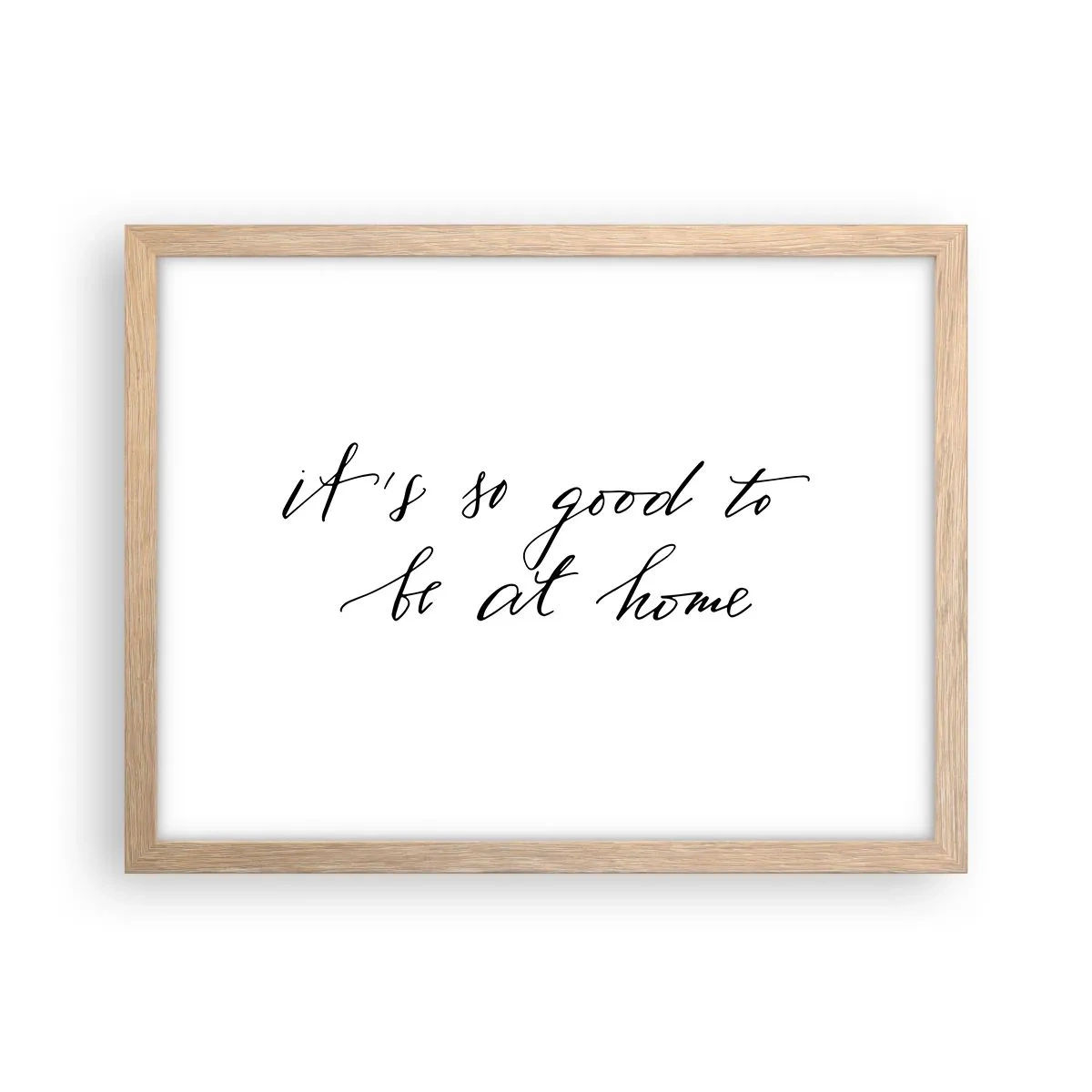 Plagát v ráme zo svetlého duba - Celá pravda - 40x30 cm