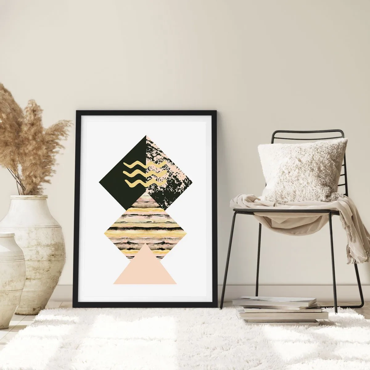 Plagát v čiernom ráme - Nie je to tak jednoduché - 30x40 cm