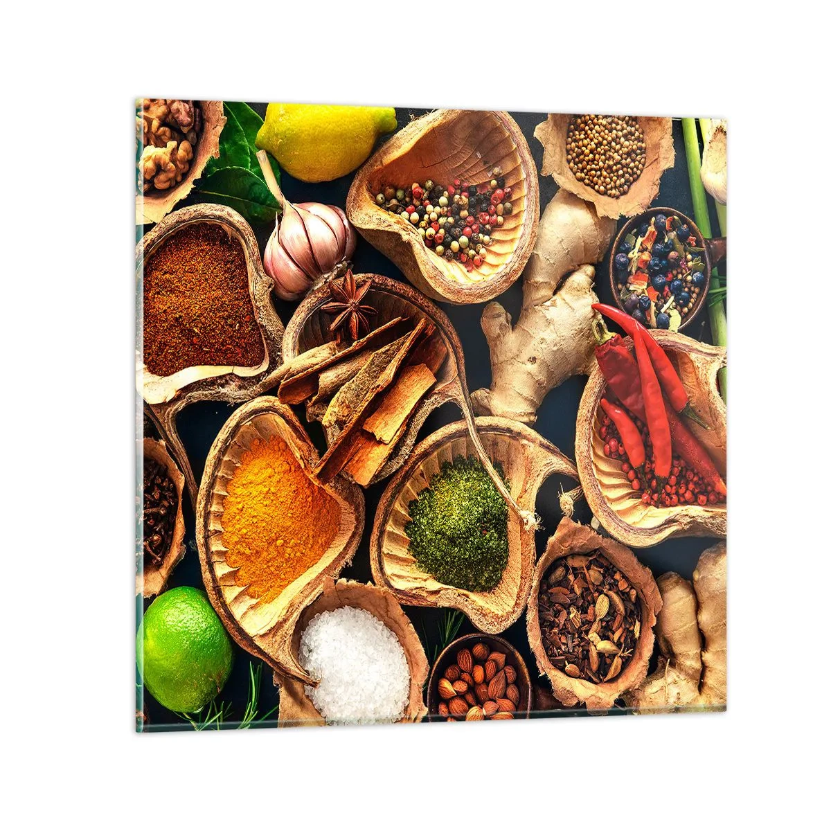 Obraz na skle - Vezmi si, čo chceš - 70x70 cm