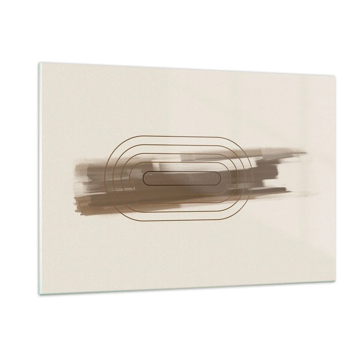 Obraz na skle - Závan šedej - 120x80 cm