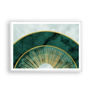 Plagát v bielom ráme - Iná slnečná sústava - 100x70 cm