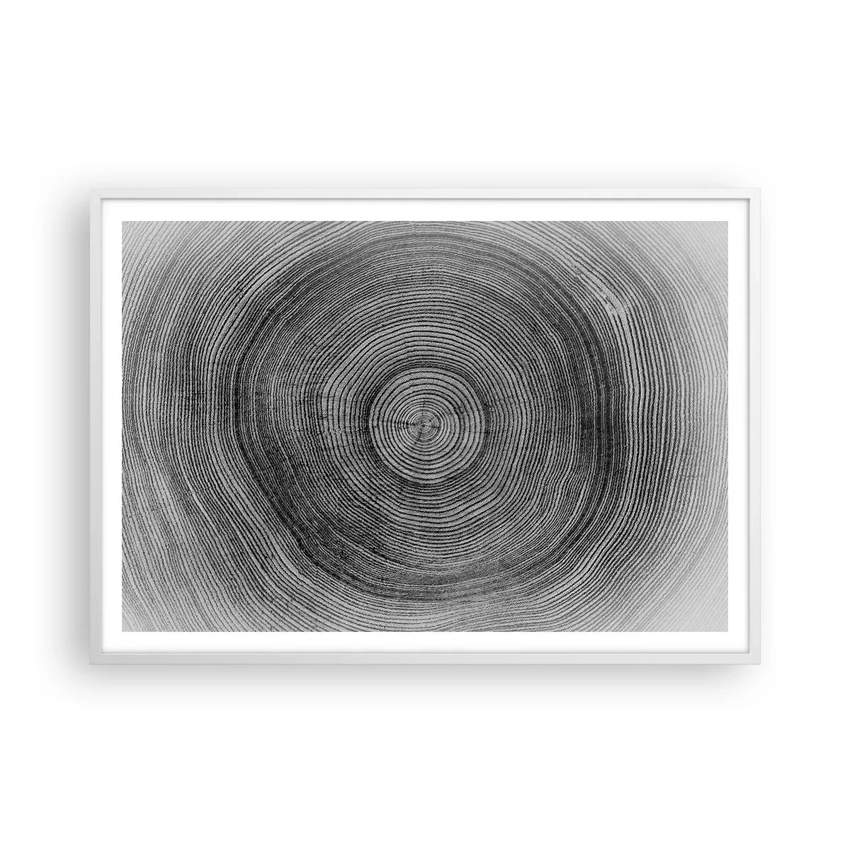 Plagát v bielom ráme - Znamenie doby - 100x70 cm