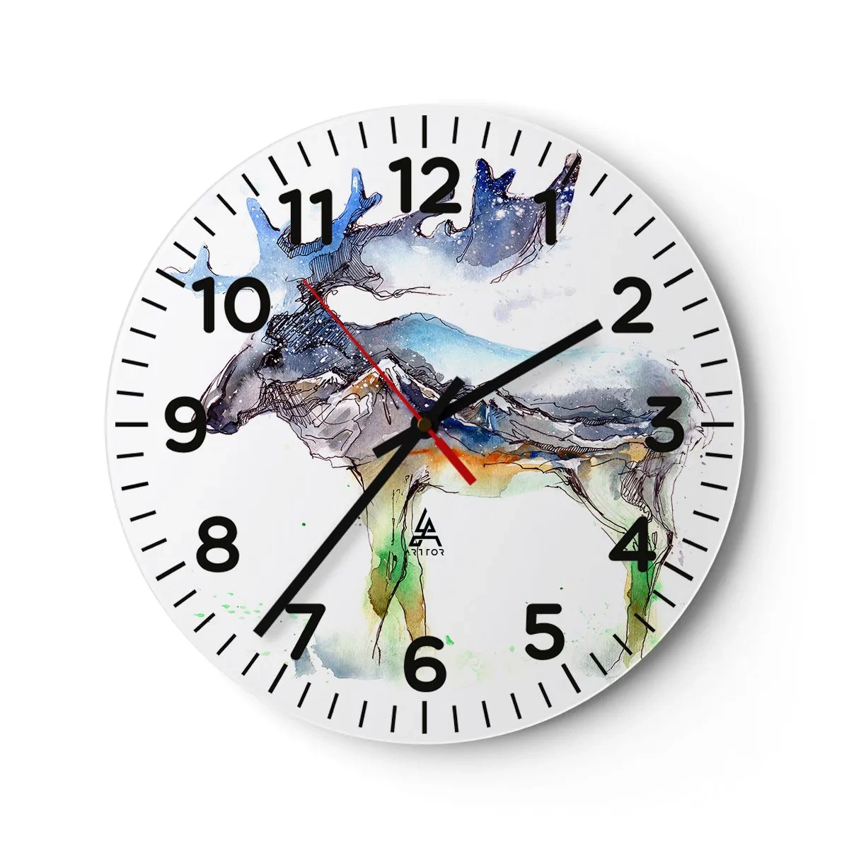 Nástenné hodiny - Hrdina zimného príbehu - 30x30 cm