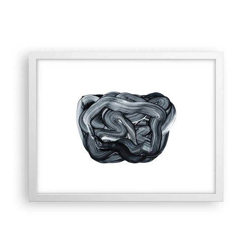 Plagát v bielom ráme - Nie je to tak jednoduché - 40x30 cm