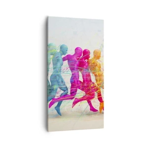 Obraz na plátne - Harmónia pohybu - 55x100 cm