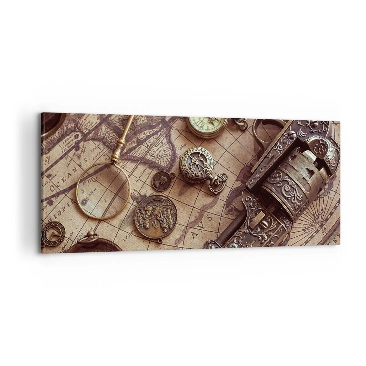 Obraz na plátne - Dobrodružstvo volá - 100x40 cm