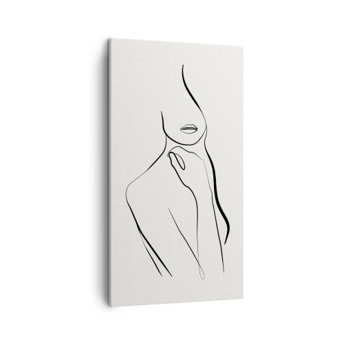 Obraz na plátne - Vlna melanchólie - 45x80 cm