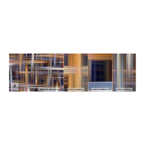 Vzorka Fototapeta Standard Eco - Utkané zo svetla - Abstrakcia, Kus, Grafika - 100x30 cm