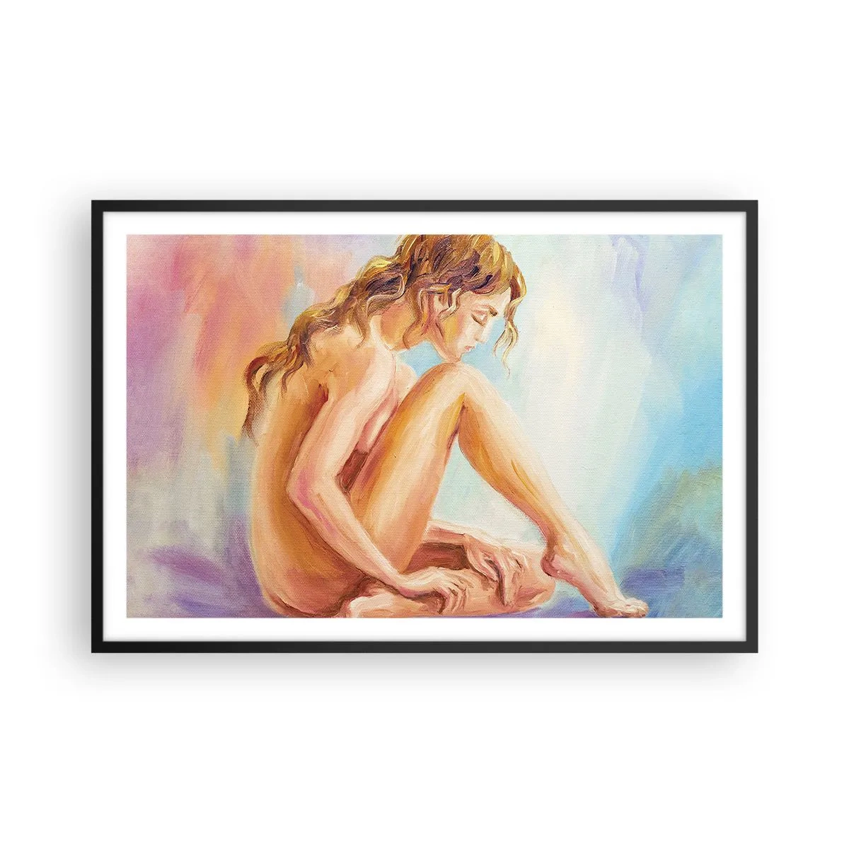 Plagát v čiernom ráme - Akt mladosti - 91x61 cm