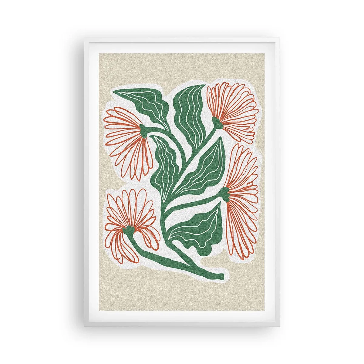 Plagát v bielom ráme - Ľudové aj moderné - 61x91 cm