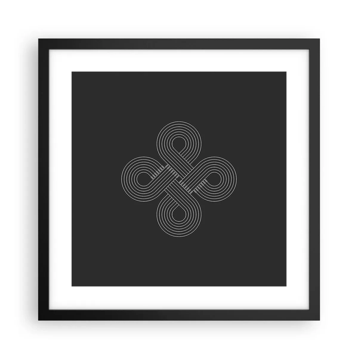 Plagát v čiernom ráme - V keltskom duchu - 40x40 cm