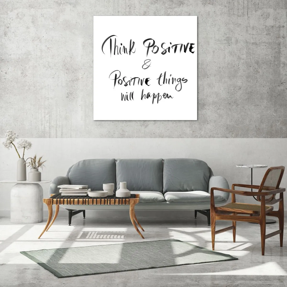 Obraz na skle - Ako žiť? - 50x50 cm