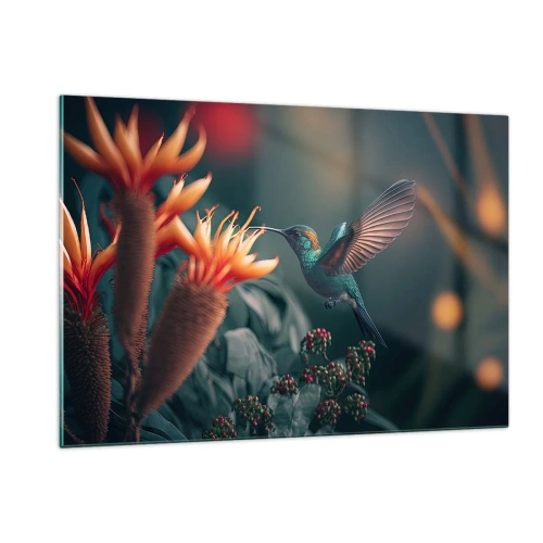 Obraz na skle - Skutočne pestrý život - 120x80 cm
