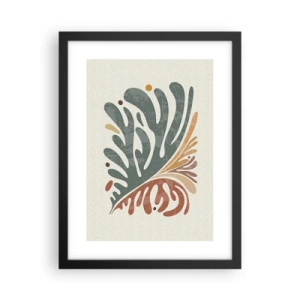 Plagát v čiernom ráme - Viacfarebný list - 30x40 cm