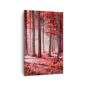 Obraz na plátne - Červená je rovnako krásna - 80x120 cm