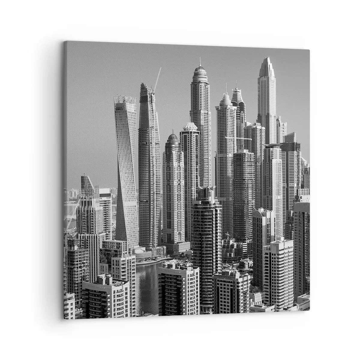 Obraz na plátne - Mesto nad púšťou - 50x50 cm